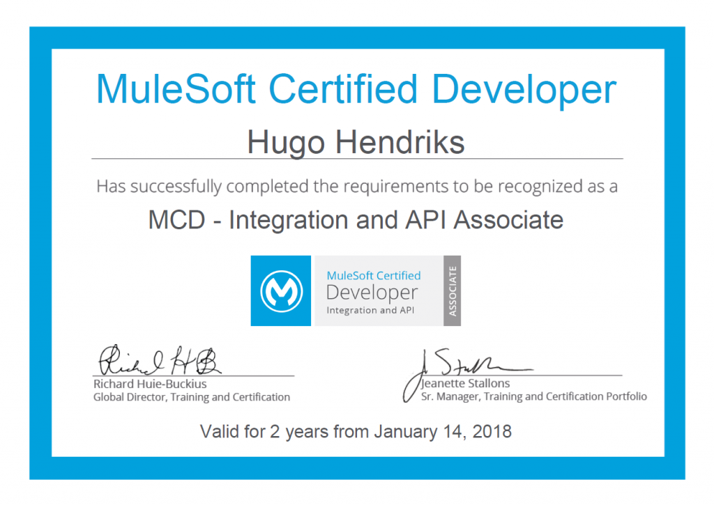 Mulesoft Certfied Developer